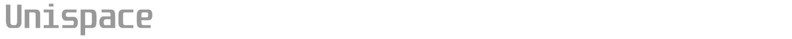 Unispace font preview